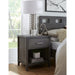 Modus Furniture Nevis One Drawer Nightstand in Sharkskin 655450352348 NVGX81 Main Image