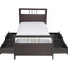 Modus Furniture Nevis Platform Storage Bed in Espresso  NV23S  Image 6