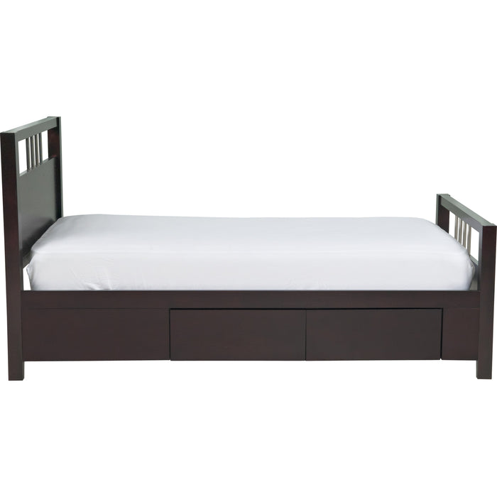 Modus Furniture Nevis Platform Storage Bed in Espresso  NV23S  Image 7