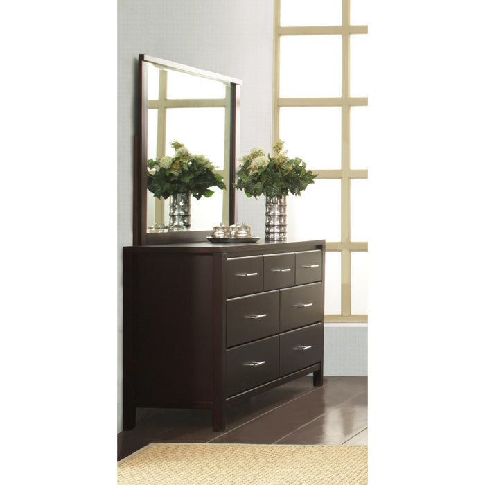Modus Furniture Nevis Seven Drawer Dresser in Espresso (2024) 655450431685 NV2382A Image 3