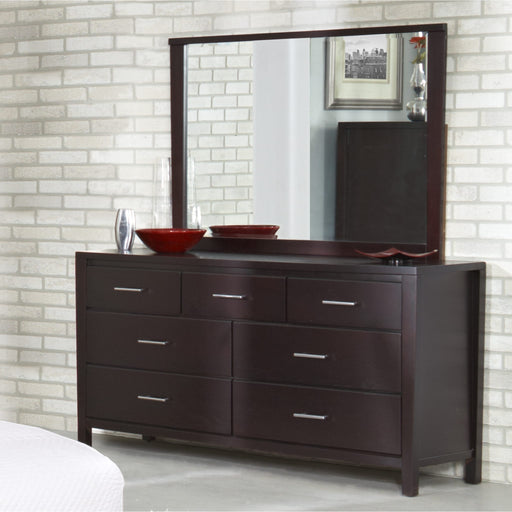 Modus Furniture Nevis Seven Drawer Dresser in Espresso (2024) 655450431685 NV2382A Image 4