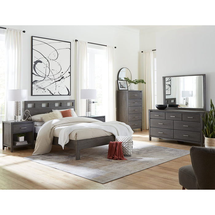 Modus Furniture Nevis Seven Drawer Dresser in Sharkskin (2024) 655450431753 NVGX82A Image 3