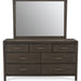 Modus Furniture Nevis Seven Drawer Dresser in Sharkskin (2024) 655450431753 NVGX82A Image 7