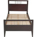 Modus Furniture Nevis Wood Platform Bed in Espresso  NV23F  Image 8