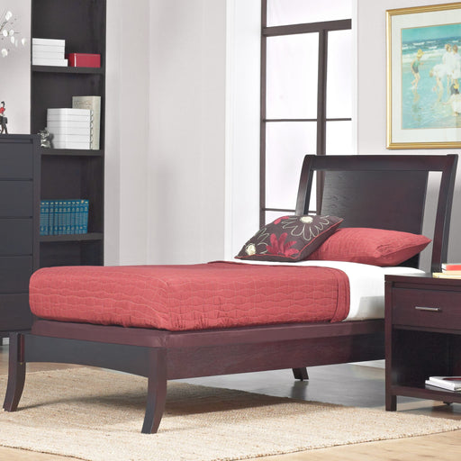 Modus Nevis Wood Sleigh Bed in EspressoImage 1