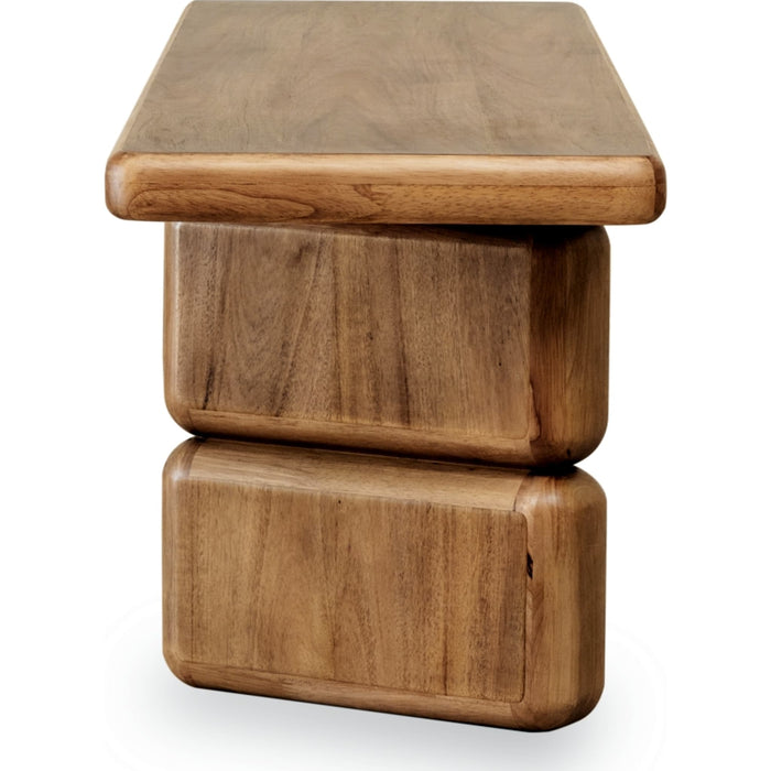 Modus Furniture Nia Acacia Wood Dining Bench in Lioness 655450480003 UHXW65 Image 5