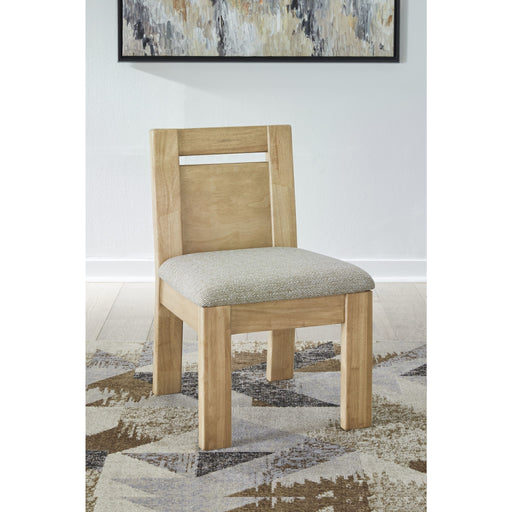 Modus Furniture Nia Chenille Upholstered Dining Chair in Lioness and Hyena 655450480010 UHXW63 Image 6
