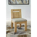 Modus Furniture Nia Chenille Upholstered Dining Chair in Lioness and Hyena 655450480010 UHXW63 Main Image