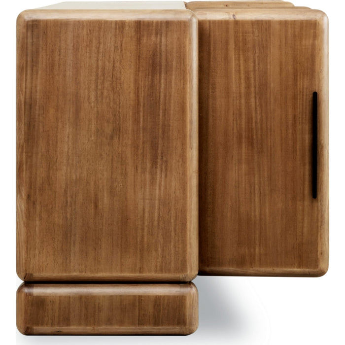 Modus Furniture Nia Four Door Acacia Wood Sideboard in Lioness 655450480041 UHXW78 Image 5