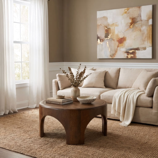 Modus Furniture Nico Rd Coffee Table  Aspen 655450572296 Y47D21 Main Image
