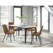 Modus Furniture Nicoya Stone Top Rectangular Dining Table in Pumpkin Spice Stone and Black Metal 655450402616 LJPM60 Image 1