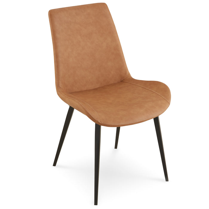 Modus Nicoya Upholstered Dining Chair in Buckskin Synthetic Leather and BlackImage 5