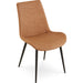 Modus Furniture Nicoya Upholstered Dining Chair in Buckskin Synthetic Leather and Black 655450372872 LJLF63 Image 5