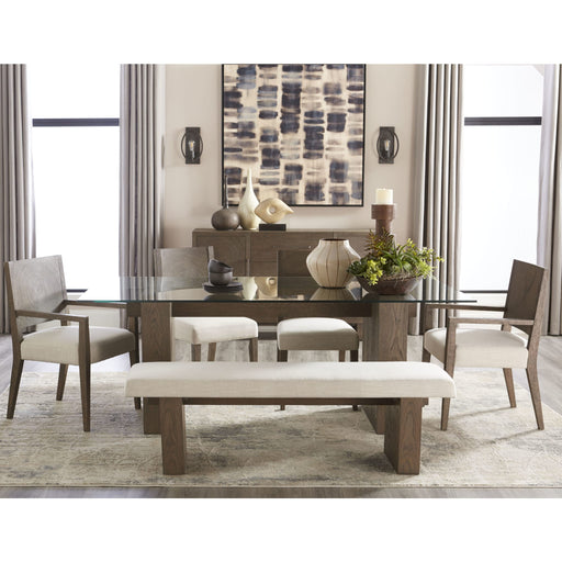 Modus Furniture Oakland Bench in Brunette 655450331428 FQBM65 Image 1