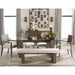 Modus Furniture Oakland Bench in Brunette 655450331428 FQBM65 Image 1