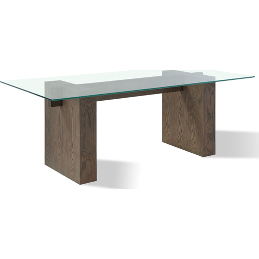 Modus Furniture Oakland Glass Table in Brunette 655450331343 FQBM60 Image 3
