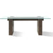 Modus Furniture Oakland Glass Table in Brunette 655450331343 FQBM60 Image 4