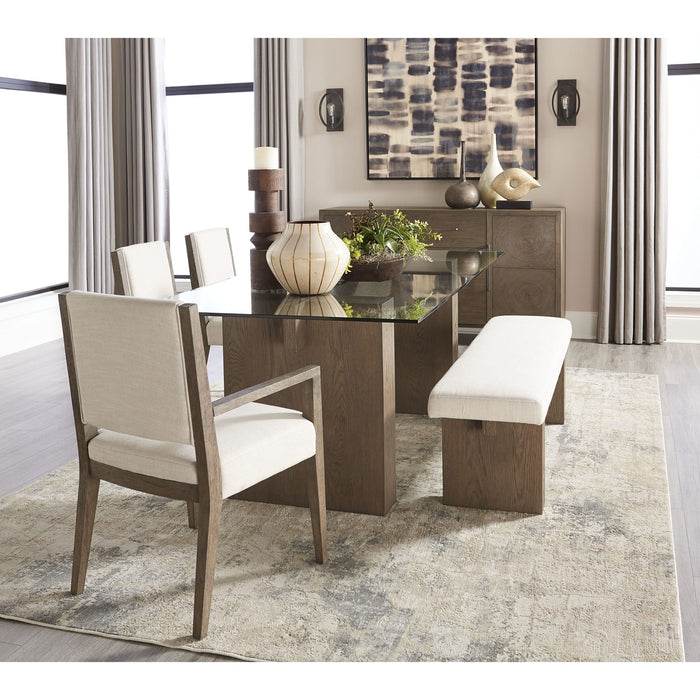 Modus Furniture Oakland Three Drawer Sideboard in Brunette 655450331411 FQBM73 Image 2