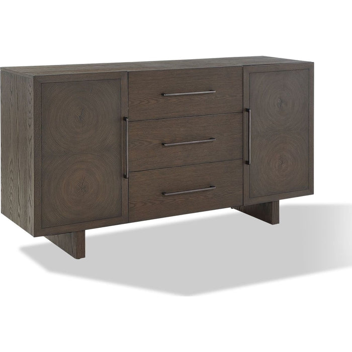 Modus Furniture Oakland Three Drawer Sideboard in Brunette 655450331411 FQBM73 Image 5