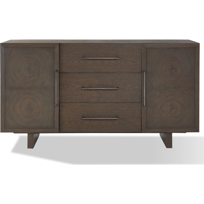 Modus Furniture Oakland Three Drawer Sideboard in Brunette 655450331411 FQBM73 Image 6