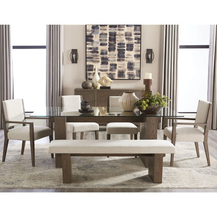 Modus Furniture Oakland Upholstered Side Chair in Brunette 655450331381 FQBM63B Image 1