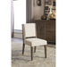 Modus Furniture Oakland Upholstered Side Chair in Brunette 655450331381 FQBM63B Main Image