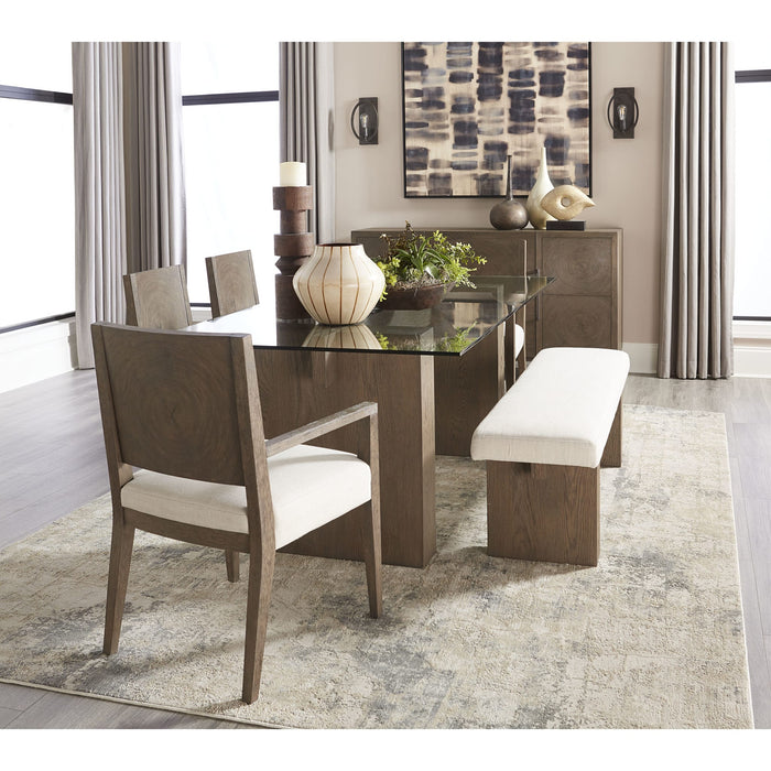 Modus Oakland Wood Arm Chair in Brunette Image 2