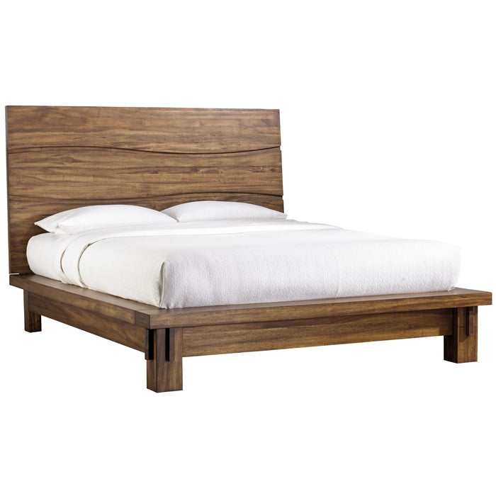 Modus Ocean Solid Wood Platform Bed in Natural SengonImage 6