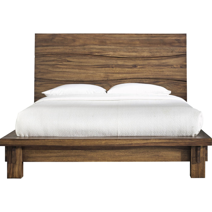 Modus Furniture Ocean Solid Wood Platform Bed in Natural Sengon  8C79P  Image 5