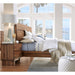 Modus Furniture Ocean Two Drawer Solid Wood Nightstand in Natural Sengon 655450164538 8C7981 Image 2