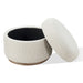 Modus Off-White Upholstered Storage Ottoman in Ricotta BoucleImage 2
