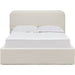 Modus Furniture Off White Upholstered Platform Bed in Whipped Honey Linen (2026)  MQ1LQ  Main Image