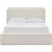 Modus Furniture Off White Upholstered Platform Bed in Whipped Honey Linen (2026)  MQ1LQ  Main Image