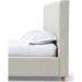 Modus Furniture Olivia Upholstered Headboard in Ivory  KKJMH BH Image 1