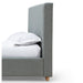 Modus Olivia Upholstered Headboard in Pewter Image 1