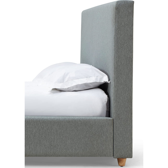 Modus Furniture Olivia Upholstered Headboard in Pewter  KKJPH BH Image 1