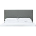 Modus Furniture Olivia Upholstered Headboard in Pewter  KKJPH BH Image 2