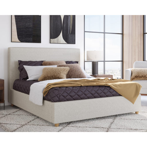 Modus Olivia Upholstered Platform Bed in IvoryMain Image