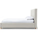 Modus Furniture Olivia Upholstered Platform Bed in Ivory (2026)  KKJMJ  Image 3