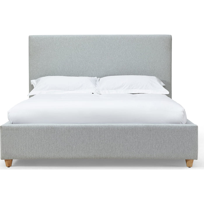 Modus Furniture Olivia Upholstered Platform Bed in Linen  KKJNH  Image 2