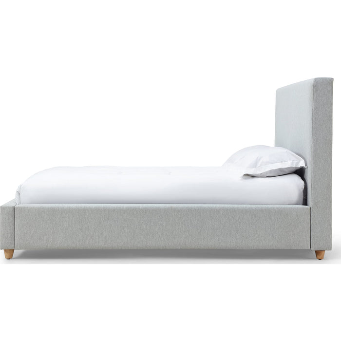 Modus Furniture Olivia Upholstered Platform Bed in Linen  KKJNH  Image 3