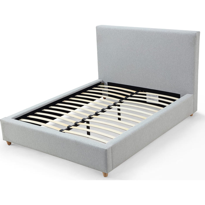 Modus Furniture Olivia Upholstered Platform Bed in Linen  KKJNH  Image 4