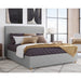 Modus Olivia Upholstered Platform Bed in PewterMain Image