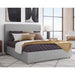 Modus Furniture Olivia Upholstered Platform Bed in Pewter (2026)  KKJPJ  Main Image