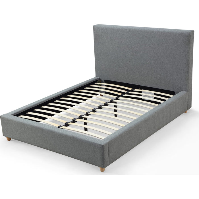 Modus Furniture Olivia Upholstered Platform Bed in Pewter  KKJPH  Image 4