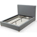 Modus Furniture Olivia Upholstered Platform Bed in Pewter  KKJPH  Image 4