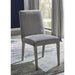 Modus Omnia Dining Chair in Smoke Velvet and Brushed Stainless Steel Main Image