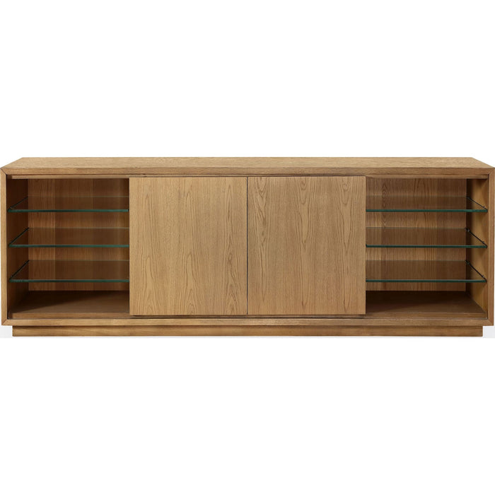 Modus Furniture One Coastal Modern 74 inch TV Console in Bisque 655450404696 JVLH262 Image 1