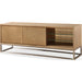Modus Furniture One Coastal Modern 74 inch TV Console in Brushed Stainless Steel and Bisque 655450404719 JVLH263 Image 2