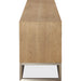 Modus Furniture One Coastal Modern 74 inch TV Console in Brushed Stainless Steel and Bisque 655450404719 JVLH263 Image 4